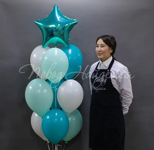 Обычные шары, облака из шаров Облако шаров "Голубые облака"