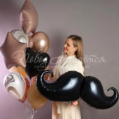 Воздушные шары Облако шаров "Крепкий орешек"