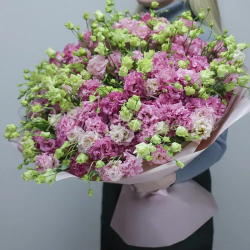 Букет с ЭУСТОМОЙ Букет Миэль