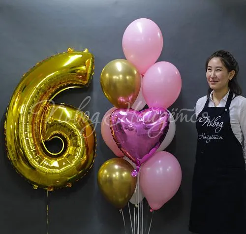 Шары Шары Облако шаров "Доченька"