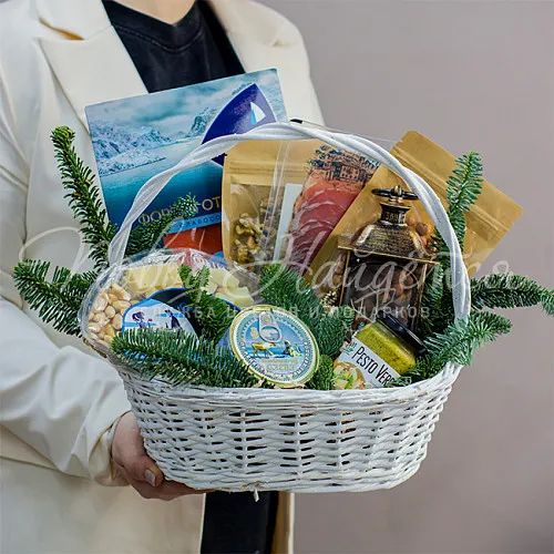 Подарочные корзины Добрый снеговик