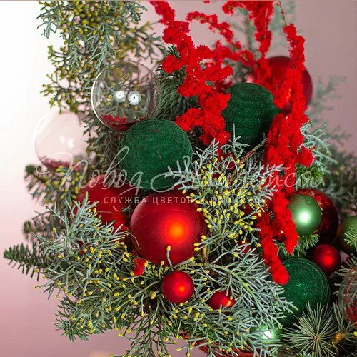 Новый год Красная бахрома