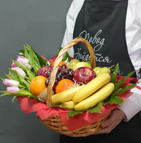 Фруктовые корзины Бодрящий дар