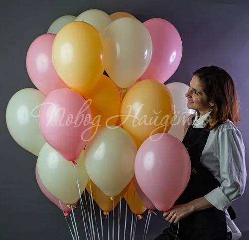 Обычные шары, облака из шаров Облако шаров"Нежнее слов"