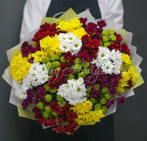 ХРИЗАНТЕМЫ Букет Прелестная симфония