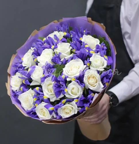 Цветы Букет Горный хрусталь