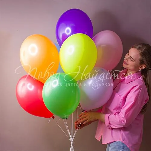 Обычные шары, облака из шаров 11 воздушных шаров