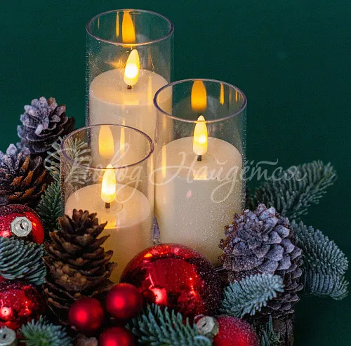 Новогодние композиции Цветочная композиция Морозный штиль