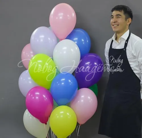 Обычные шары, облака из шаров 18 воздушных шаров