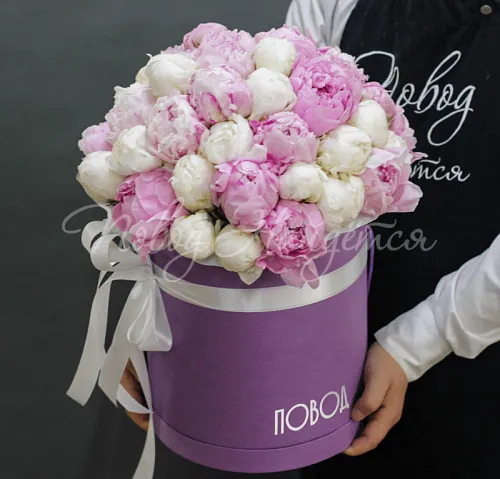 ПИОНЫ Букет Ласковое прикосновение