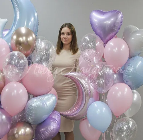 Обычные шары, облака из шаров Облако шаров"Воздушное небо"