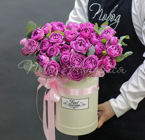 Пионовидные розы Букет Дари радость