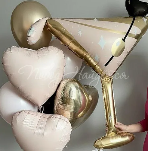 Воздушные шары Облако шаров "Шик и блеск"