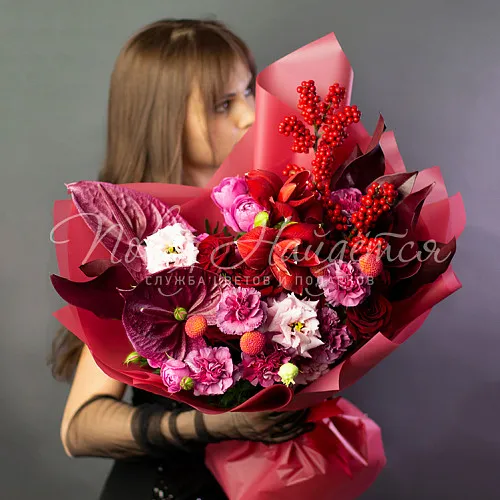 Дизайнерские букеты Букет Вива Маджента