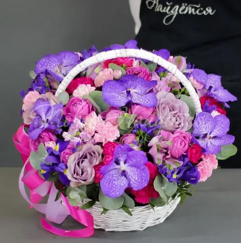 Корзины Корзина Зимнее серебро