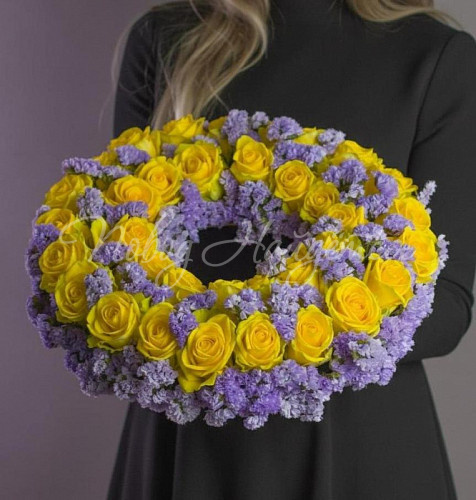 Траурные композиции Букет Траурная композиция №14