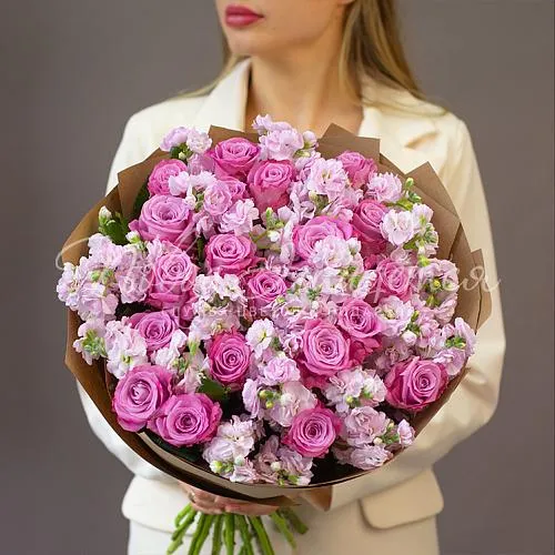 Цветы Букет Девушка Бонда