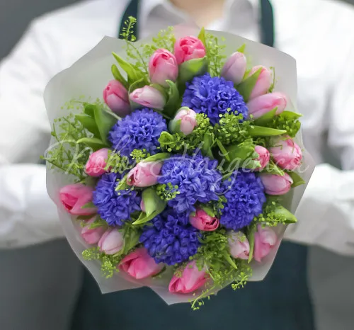 ТЮЛЬПАНЫ Букет Синеглазка