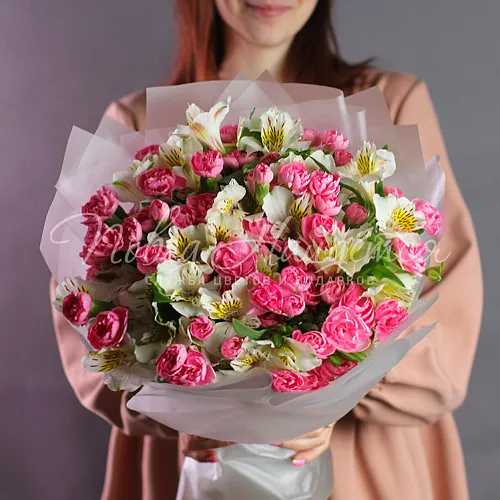 Букеты с АЛЬСТРОМЕРИЕЙ Букет Марселин