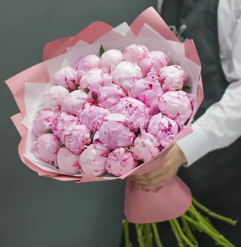 ПИОНЫ Букет Нежное облако