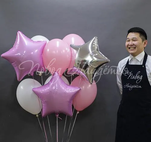 Обычные шары, облака из шаров Облако шаров "Нежный танец"