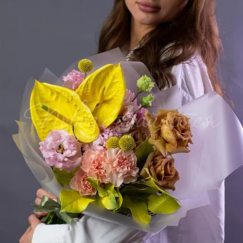 Цветы Букет Базиликата