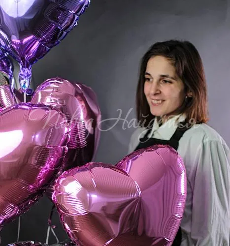 Сердца Облако шаров "Моей красавице"