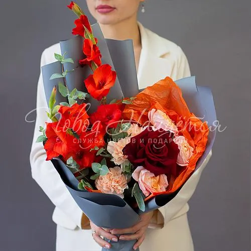 ГЛАДИОЛУСЫ Букет Сочинение о лете