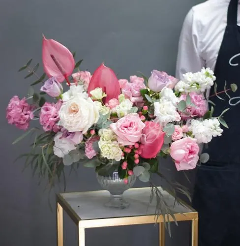 Настольные композиции Цветочная композиция Cансэт