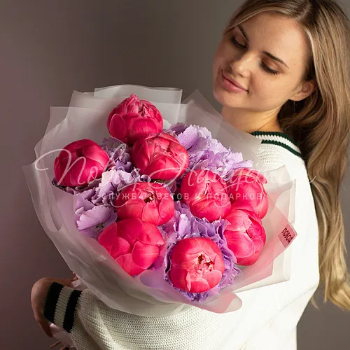 ПИОНЫ Букет Валленсия