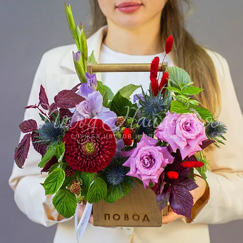 Цветы Букет Багряный румянец