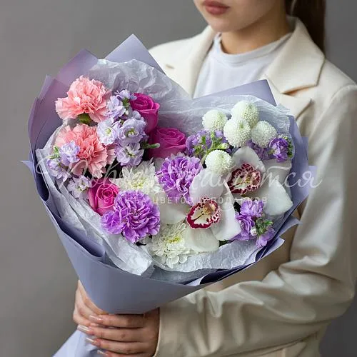 Букет с ОРХИДЕЯМИ Букет Искренний восторг