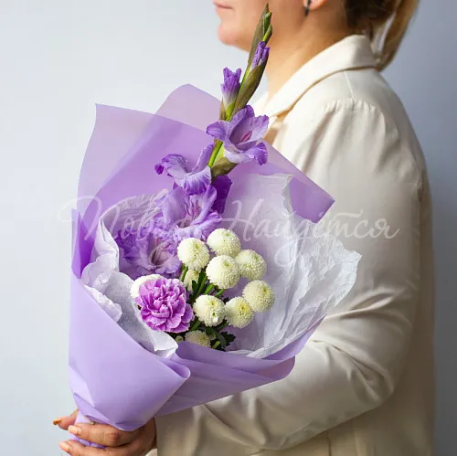 ГЛАДИОЛУСЫ Букет Вместе веселей