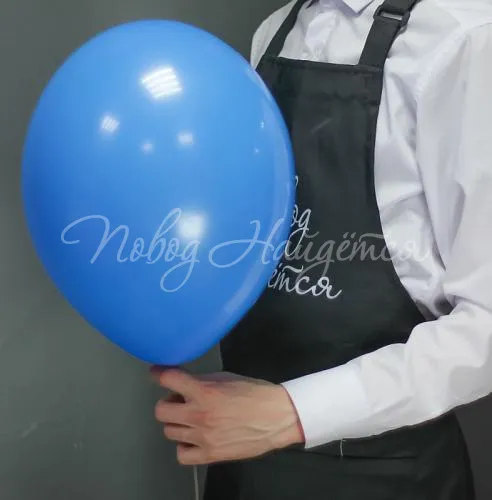 Обычные шары, облака из шаров Синий, 30 см