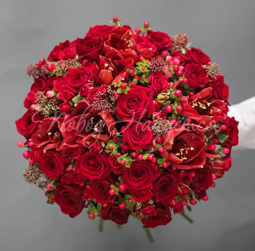 Цветы Букет Клубок страстей