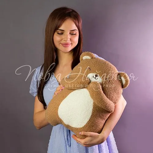 Мягкие игрушки Мишка-подушка, 50 см