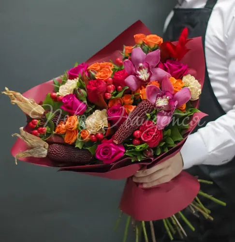 ОСЕНЬ Букет Красный октябрь