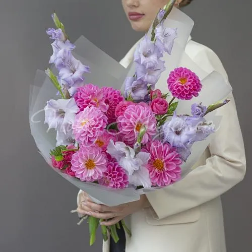 ГЕОРГИНЫ Букет Веселый день