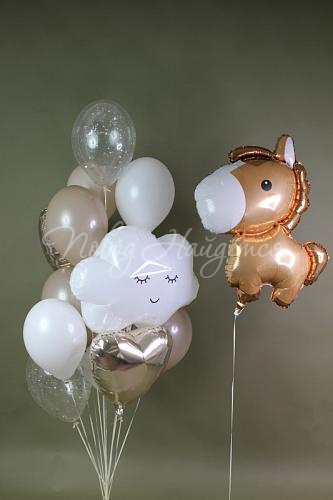 Обычные шары, облака из шаров Облако шаров "Лучший друг"