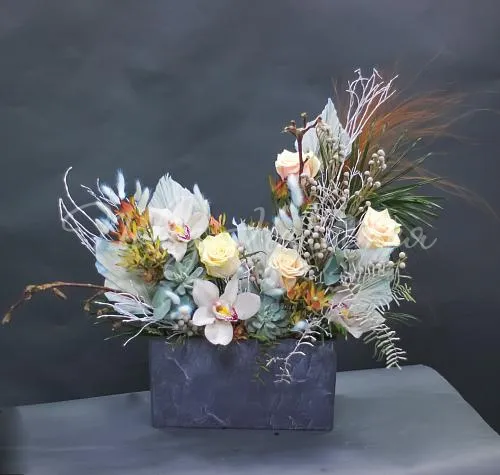 Интерьерные композиции Цветочная композиция Interior 03