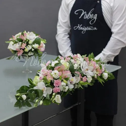 Свадебные композиции Цветочная композиция Комбо 002