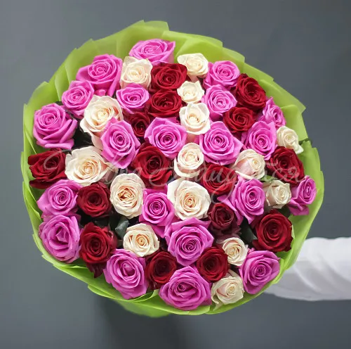 51 роза Букет Флирт