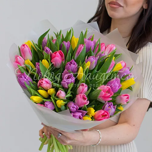 ТЮЛЬПАНЫ Букет Ты-Великолепна!
