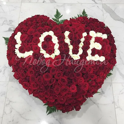 201 роза Букет Love