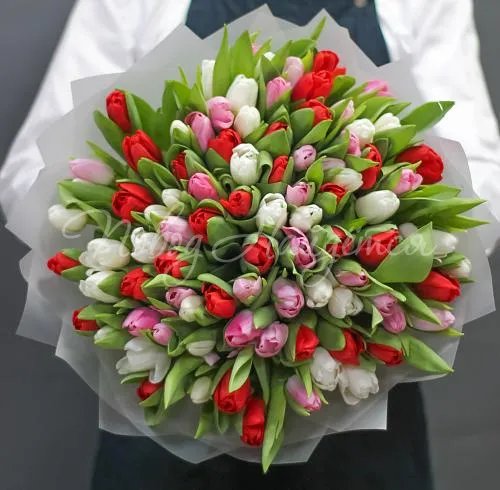 ТЮЛЬПАНЫ Букет Весенний ветерок