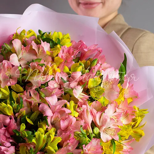 Монобукеты из альстромерии Букет Амазонка