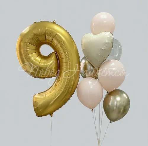 Шары Шары Облако шаров "Девятилетие"