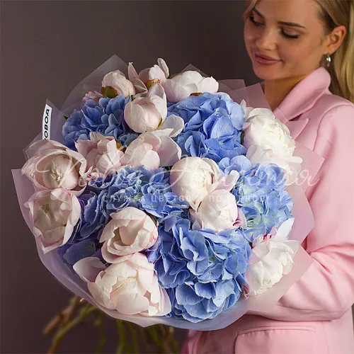 ГОРТЕНЗИИ Букет Ясное небо