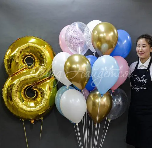 Шары Шары Облако шаров"Очень рад"