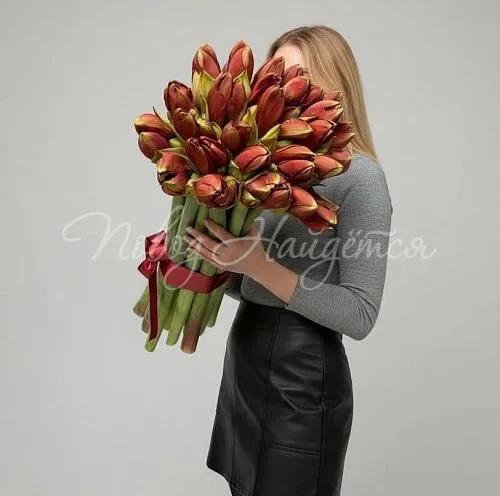 Цветы Букет 21 амариллис 